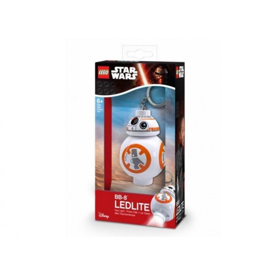 Breloc cu lanterna LEGO BB8 (LGL-KE101)