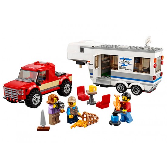 LEGO City - Camioneta si rulota 60182