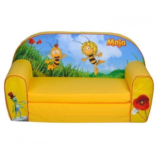 Canapea extensibila din burete Albinuta Maya