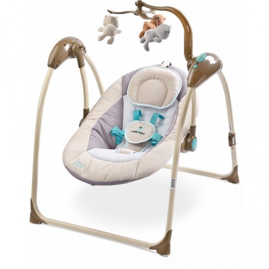 Leagan electric cu telecomanda Caretero Loop Bej