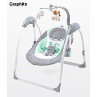 Leagan electric cu telecomanda Caretero Loop Gri