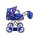 Carucior 2 in 1 pentru papusi Ruby Blue Splash