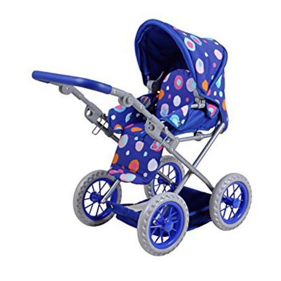Carucior 2 in 1 pentru papusi Ruby Blue Splash