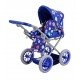 Carucior 2 in 1 pentru papusi Ruby Blue Splash