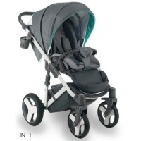 Carucior bebelusi 3 in 1 Bexa Ideal Grey Mint