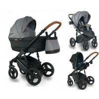 Carucior bebelusi 3 in 1 Bexa Ultra Pastel Grey