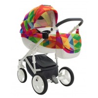 Carucior copii 3 in 1 Bexa Cube Rainbow