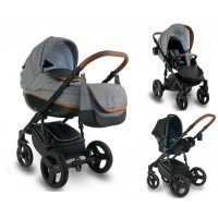 Carucior 3 in 1 Bexa Ideal Grey