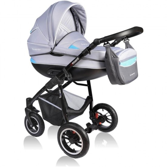 Carucior Crooner 3 in 1 - Vessanti - Blue/Gray