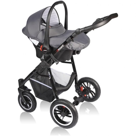 Carucior Crooner 3 in 1 - Vessanti - Blue/Gray