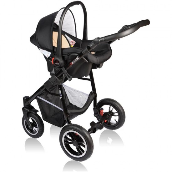 Carucior Crooner 3 in 1 - Vessanti - Cream