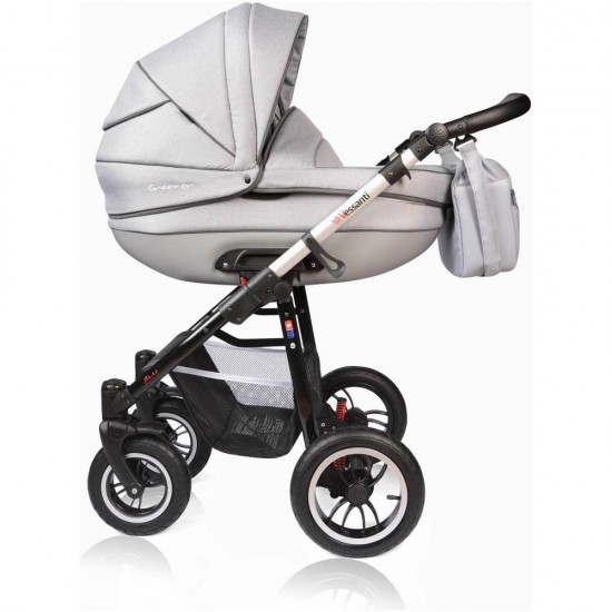 Carucior Crooner Prestige 2 in 1 - Vessanti - Light Gray