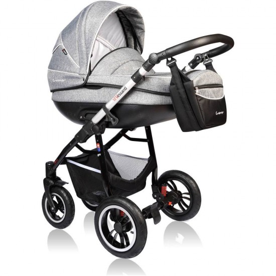 Carucior Crooner Prestige 3 in 1 - Vessanti - Gray
