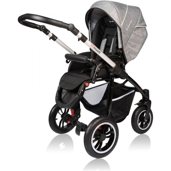 Carucior Crooner Prestige 3 in 1 - Vessanti - Gray