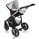 Carucior Crooner Prestige 3 in 1 - Vessanti - Light Gray