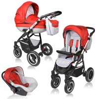Carucior Crooner Prestige 3 in 1 - Vessanti - Red