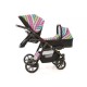 Carucior gemeni PJ Stroller Lux 3 in 1 Multicolor