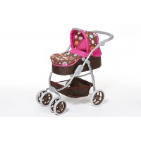 Carucior pentru papusi 3 in 1 Coco Brown Splash