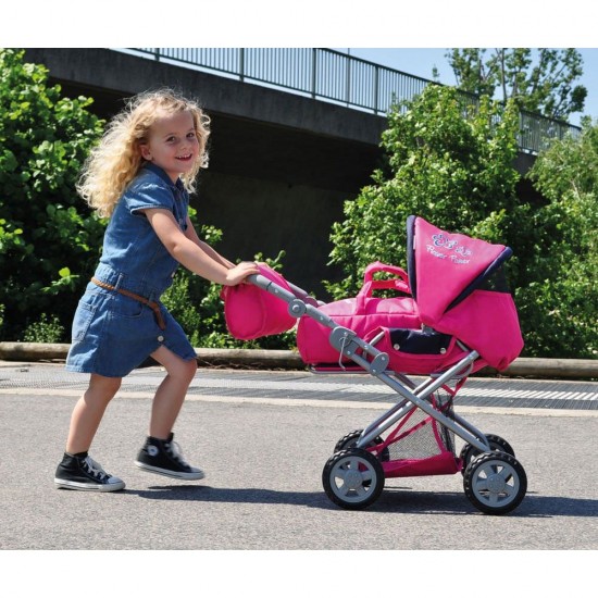 Carucior pentru papusi cu gentuta Kyra