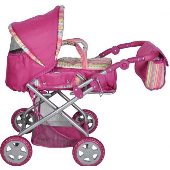 Carucior pentru papusi cu gentuta Kyra Fashion