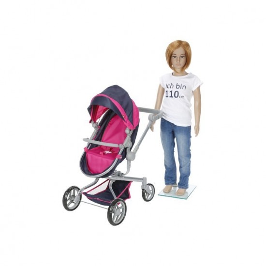 Carucior pentru papusi cu maner reversibil Boonk Didadem