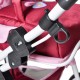 Carucior pentru papusi cu maner reversibil Mioux Sweet Butterfly