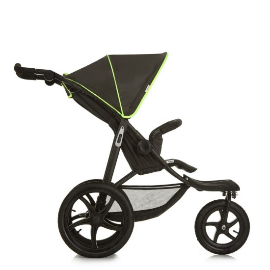 Carucior Runner Black Neon Yellow