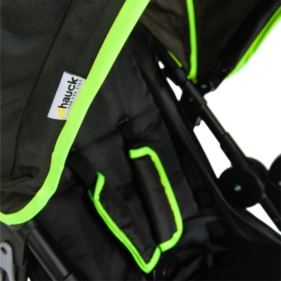 Carucior Runner Black Neon Yellow