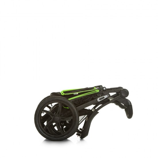 Carucior Runner Black Neon Yellow