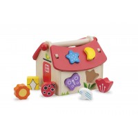 Casuta Shape Sorter cu forme