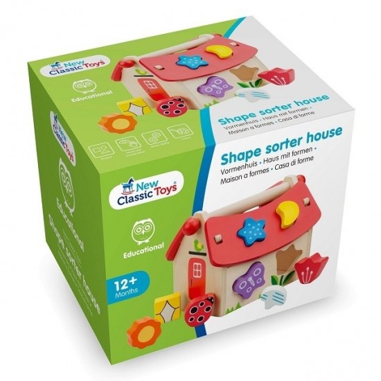 Casuta Shape Sorter cu forme