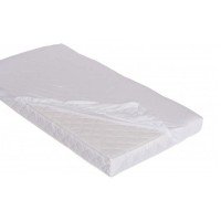 Cearsaf din bumbac cu elastic pe contur 120x60 cm Alb