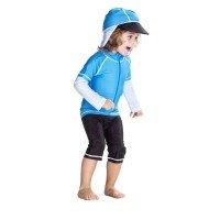 Costum de baie Blue Ocean marime 98-104 protectie UV Swimpy