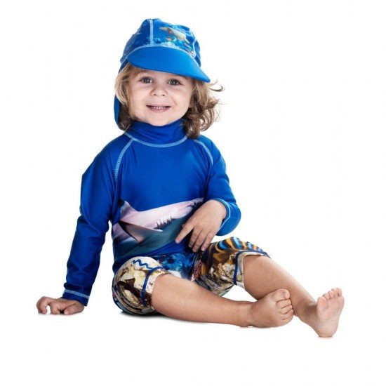 Costum de baie Coral Reef marime 74-80 protectie UV Swimpy