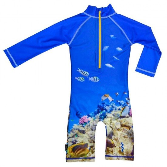 Costum de baie Coral Reef marime 86-92 protectie UV Swimpy