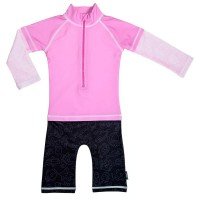 Costum de baie Pink Ocean marime 86-92 protectie UV Swimpy