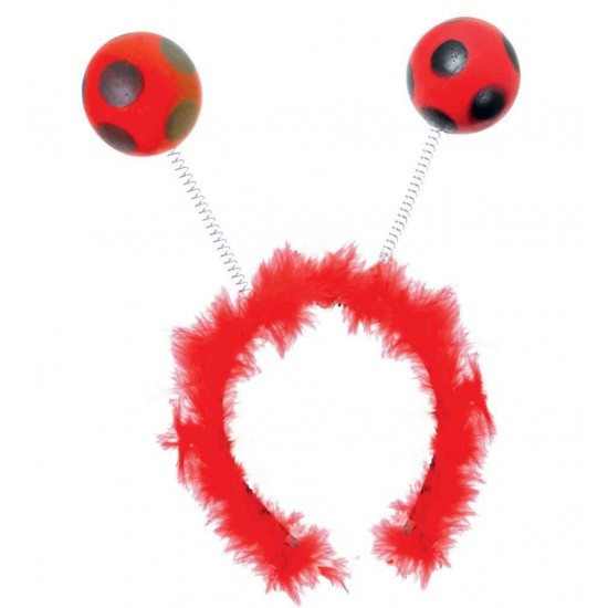 Costum pentru serbare Buburuza cu antene 98 cm