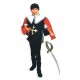 Costum pentru serbare Muschetar cu sabie 128 cm
