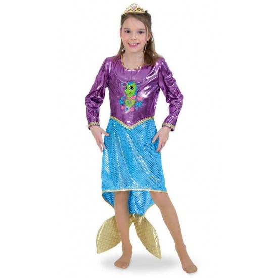 Costum pentru serbare Sirena Deluxe 116 cm
