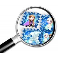 Covor puzzle din spuma Sotron Frozen 8 piese