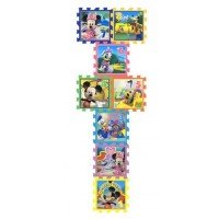 Covor puzzle din spuma Sotron Minnie & Mickey Mouse 8 piese