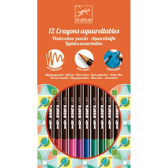 Creioane acuarela Djeco