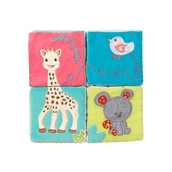 Cuburi educative din plus Vulli girafa Sophie