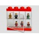 Cutie rosie pentru 8 minifigurine LEGO
