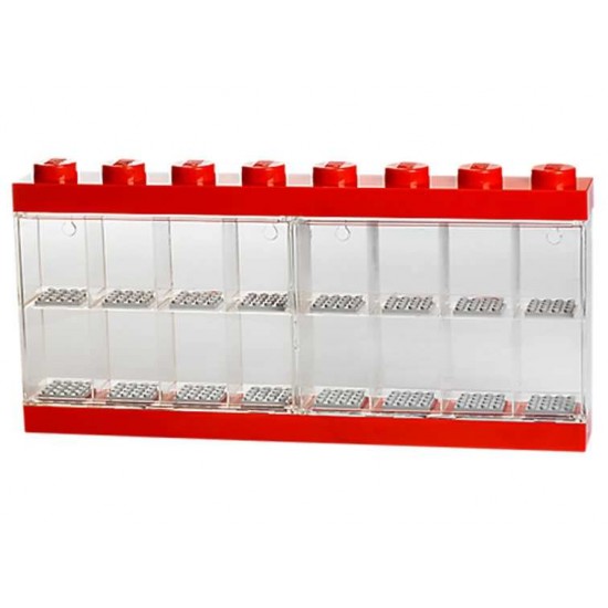 Cutie rosie pentru 16 minifigurine LEGO