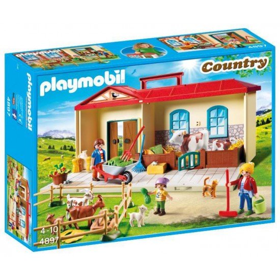 Cutie de joaca Casuta de la tara - Playmobil