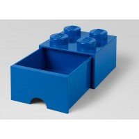 Cutie depozitare LEGO 2x2 cu sertar - Albastru (40051731)