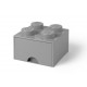 Cutie depozitare LEGO 2x2 cu sertar Gri 40051740