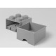 Cutie depozitare LEGO 2x2 cu sertar Gri 40051740