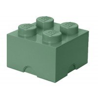 Cutie depozitare LEGO 2X2 verde nisip 40031747